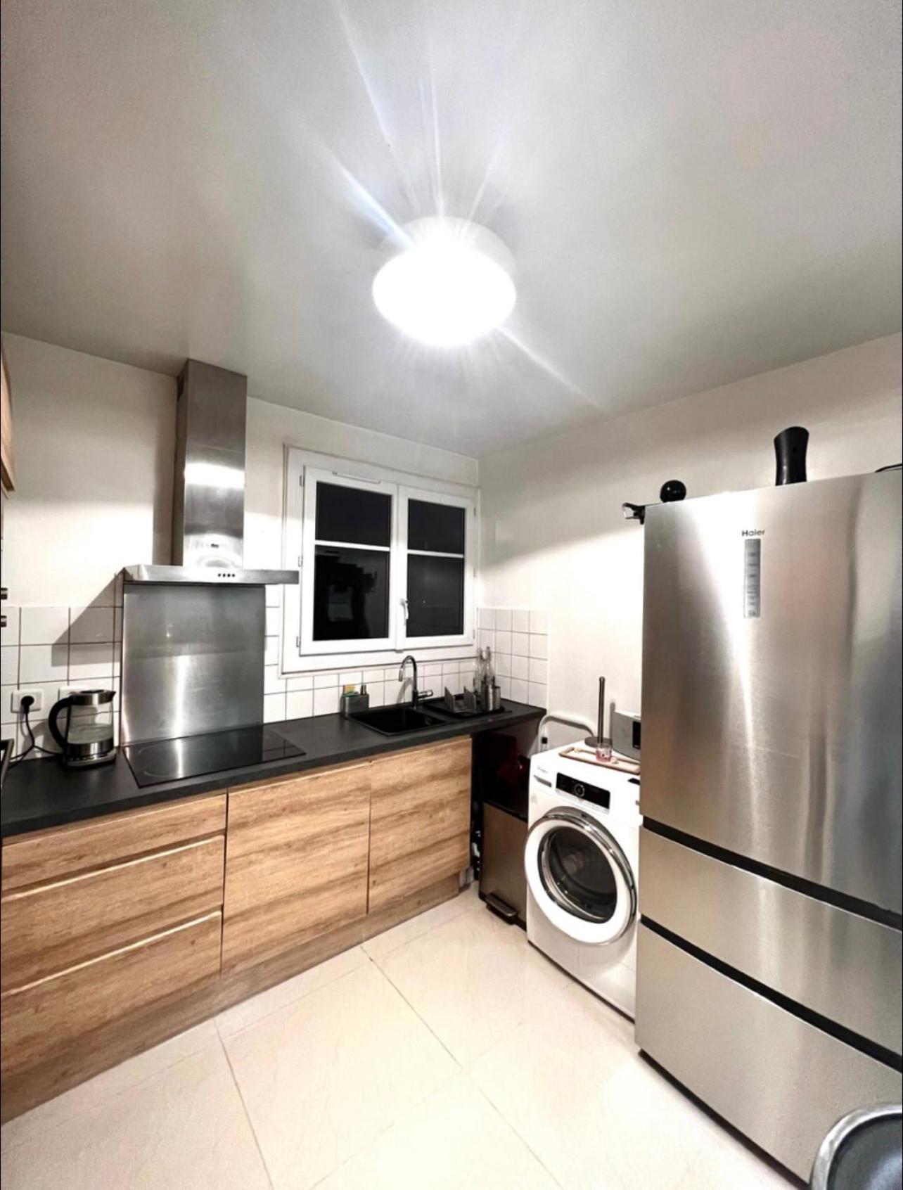 Modern 2 Bedroom Apartment Near Paris Metro, Giant Flat Screen Tv 85 Inches, Balcony, Free Parking Іврі-сюр-Сен Екстер'єр фото