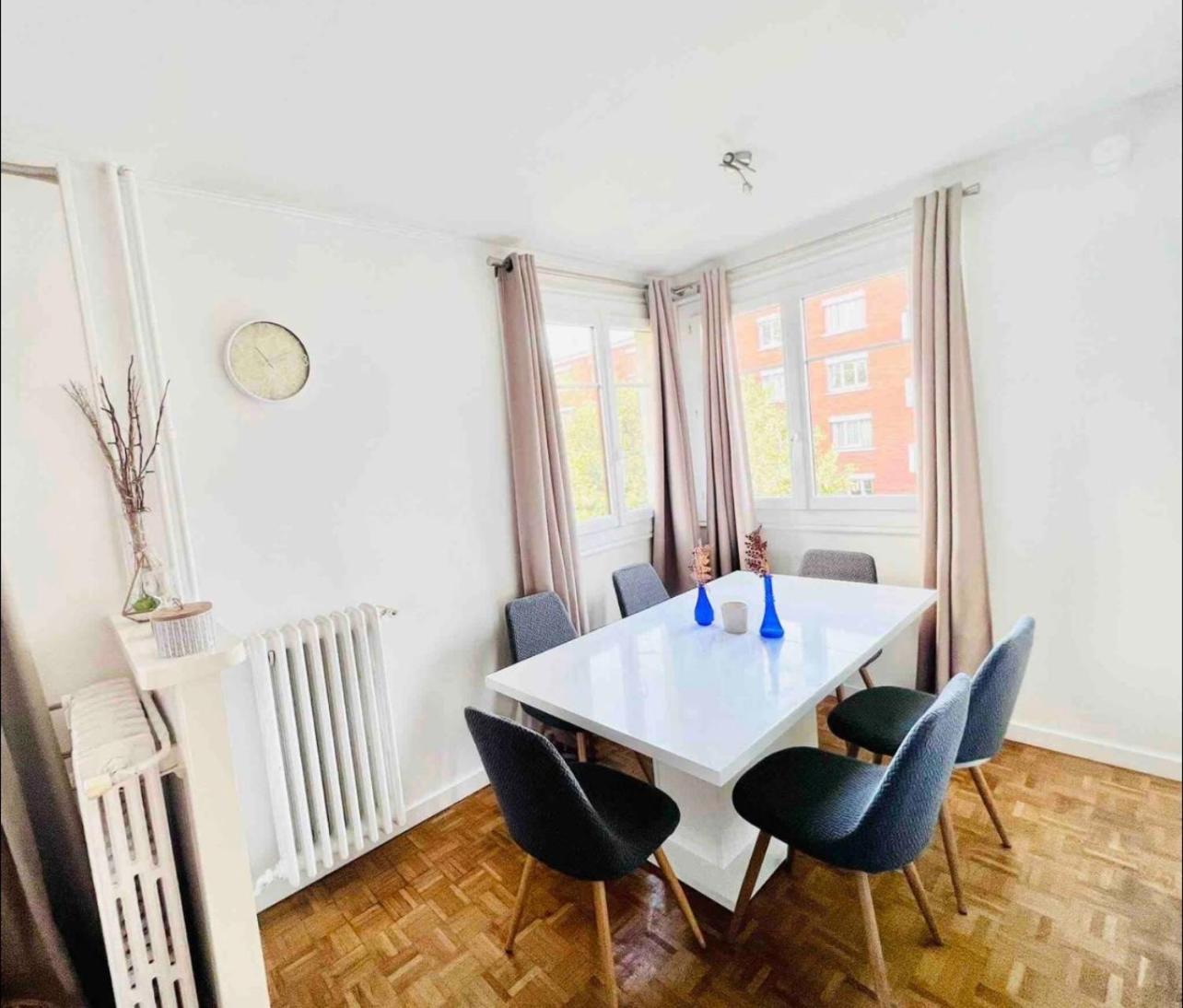 Modern 2 Bedroom Apartment Near Paris Metro, Giant Flat Screen Tv 85 Inches, Balcony, Free Parking Іврі-сюр-Сен Екстер'єр фото