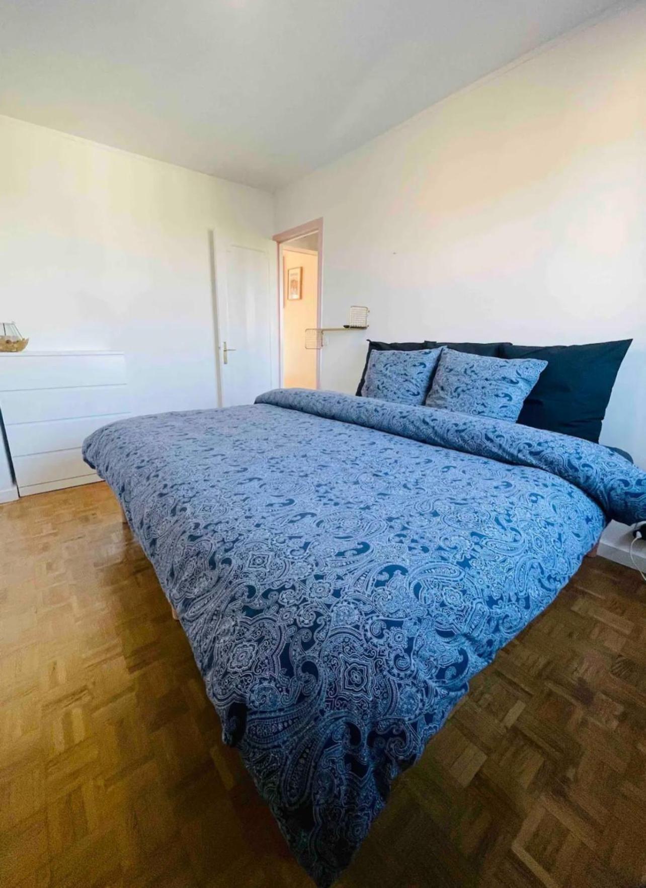 Modern 2 Bedroom Apartment Near Paris Metro, Giant Flat Screen Tv 85 Inches, Balcony, Free Parking Іврі-сюр-Сен Екстер'єр фото